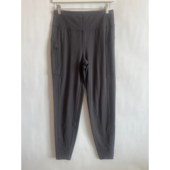 Lululemon Women Run On Jogger Pants Dark Carbon Gray Size 6 - Picture 1 of 13